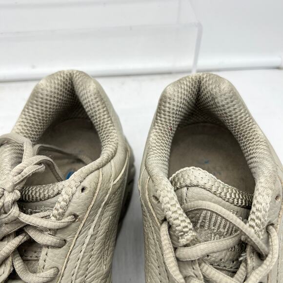 Brooks Shoes Womens 9 Addiction Walker Walking Sneaker Tan Beige Lace - Picture 5 of 9